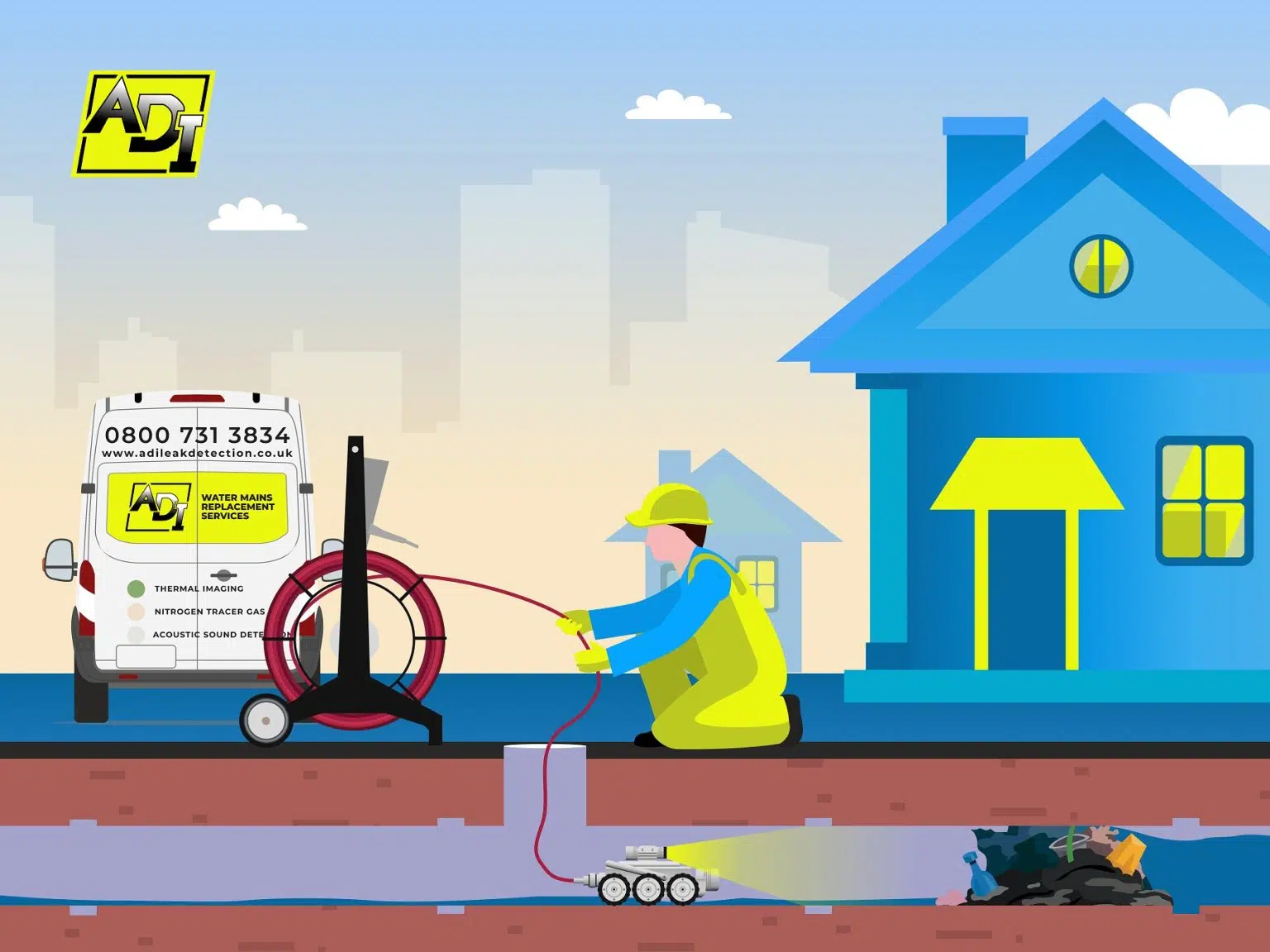 Drainage CCTV Surveys & Investigations Kensington